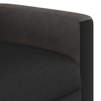 vidaXL Massagesessel Elektrisch Schwarz Stoff