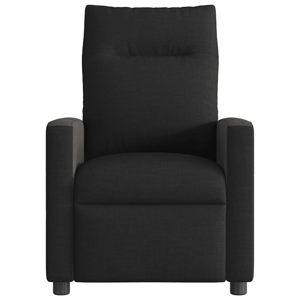 vidaXL Massagesessel Elektrisch Schwarz Stoff