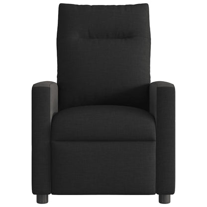 vidaXL Massagesessel Elektrisch Schwarz Stoff