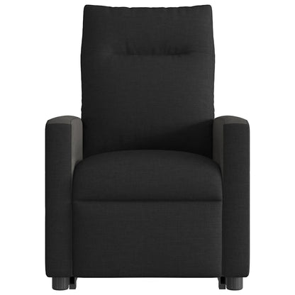 vidaXL Relaxsessel mit Aufstehhilfe Schwarz Stoff