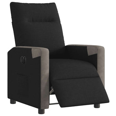 vidaXL Relaxsessel Elektrisch Schwarz Stoff