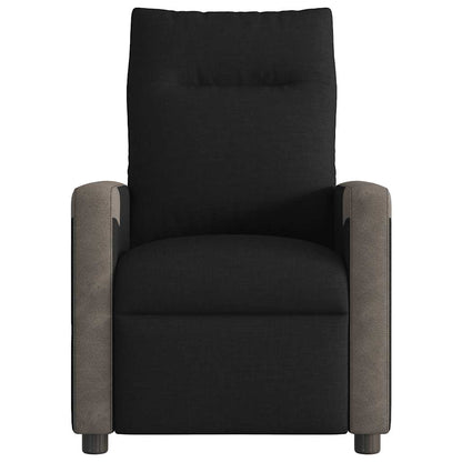 vidaXL Relaxsessel Elektrisch Schwarz Stoff
