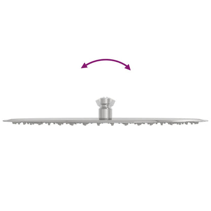 Regenbrause Edelstahl 304 40 cm Rund