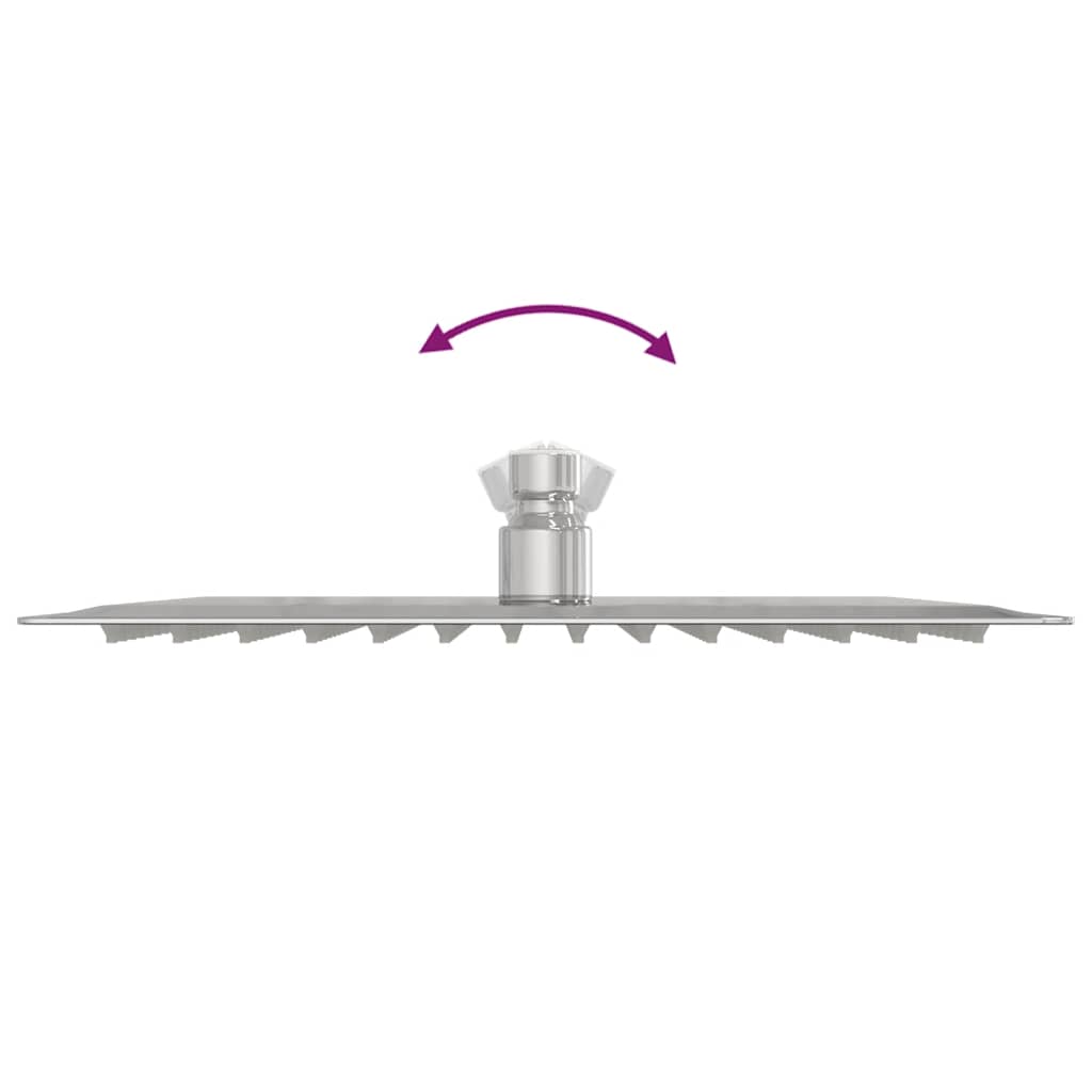 Regenbrause Edelstahl 304 25x25 cm Quadrat