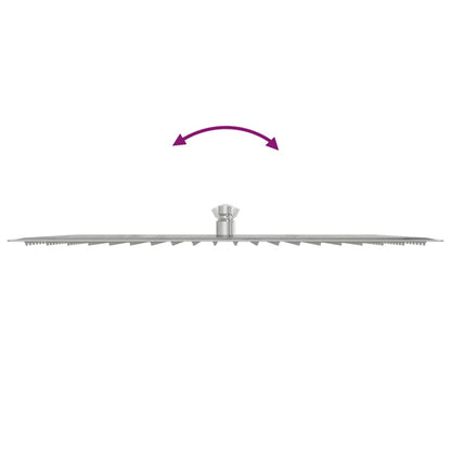 Regenbrause Edelstahl 304 50x50 cm Quadrat