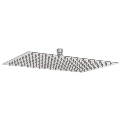 vidaXL Regenbrause Edelstahl 304 30x20 cm Rechteckig