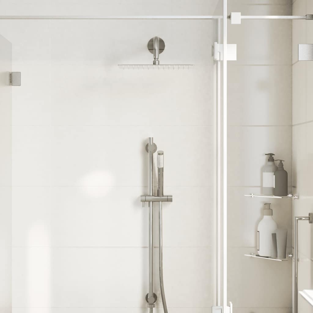 vidaXL Regenbrause Edelstahl 304 30x20 cm Rechteckig