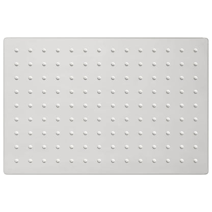 vidaXL Regenbrause Edelstahl 304 30x20 cm Rechteckig