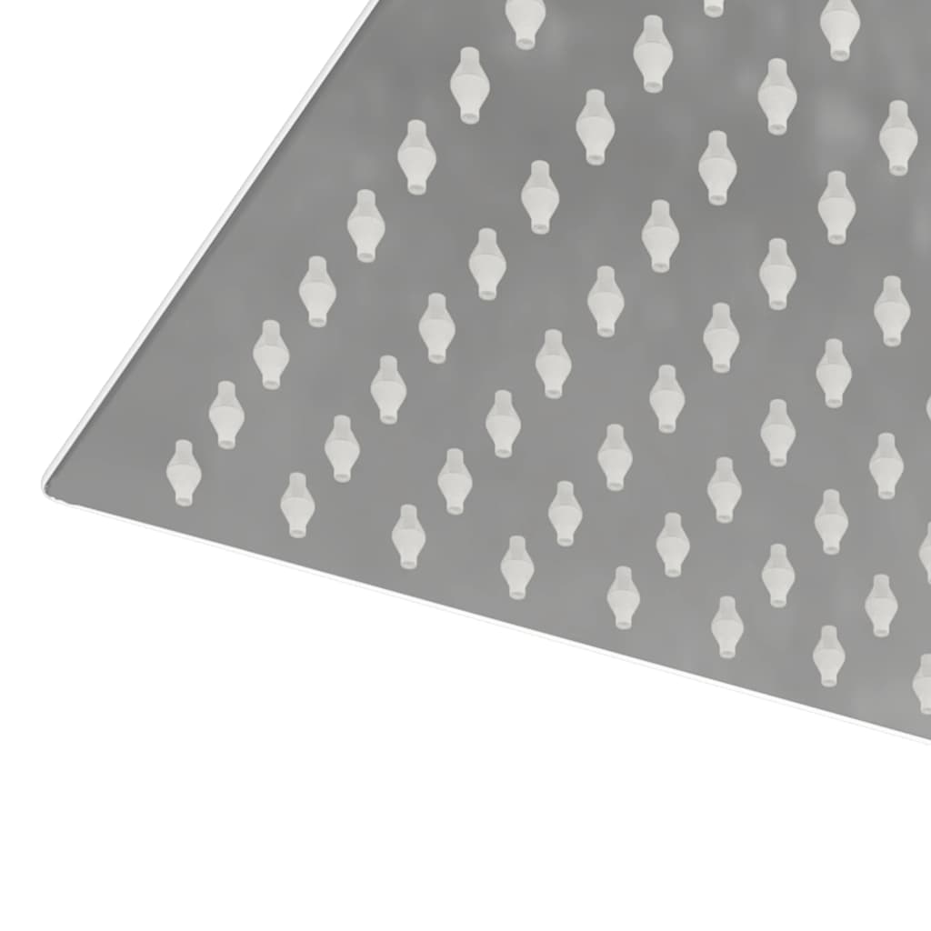 vidaXL Regenbrause Edelstahl 304 30x20 cm Rechteckig