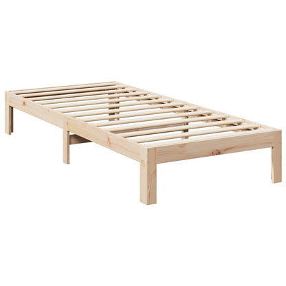 vidaXL Lit familial sans matelas 270x200 cm Bois de pin massif