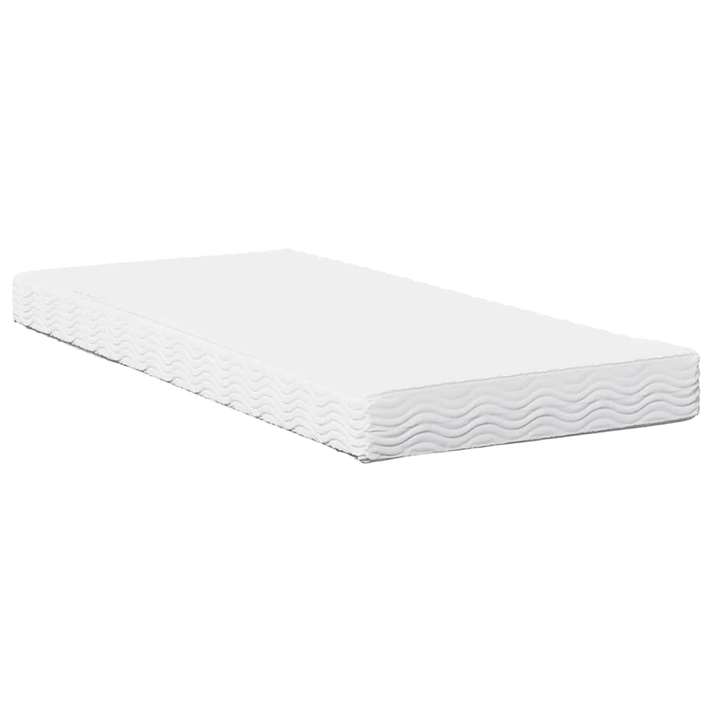 vidaXL Tagesbett mit Matratze Wachsbraun 100x200 cm Massivholz Kiefer