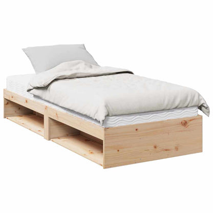 vidaXL Tagesbett mit Matratze 90x190 cm Massivholz Kiefer