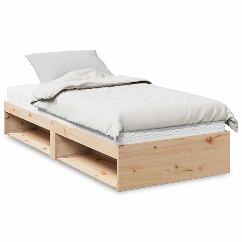 vidaXL Tagesbett mit Matratze 90x190 cm Massivholz Kiefer