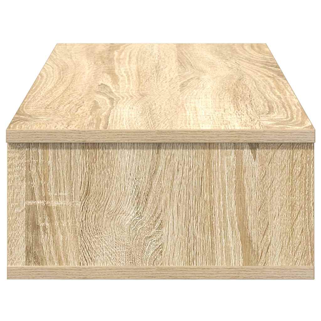 Wandregal mit Schubladen Sonoma-Eiche 80x34x17 cm Holzwerkstoff