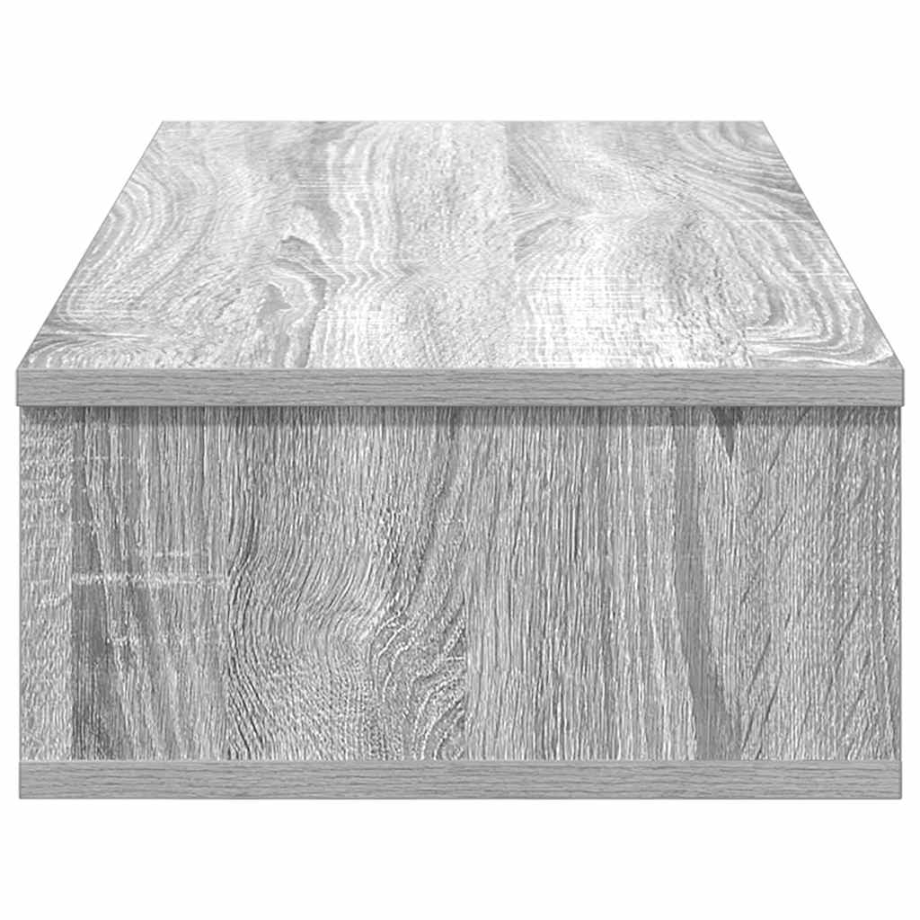 vidaXL Étagère murale avec tiroirs gris sonoma 80x31x17 cm aggloméré