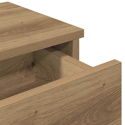 vidaXL Wandregal mit Schubladen Artisan-Eiche 80x31x17cm Holzwerkstoff