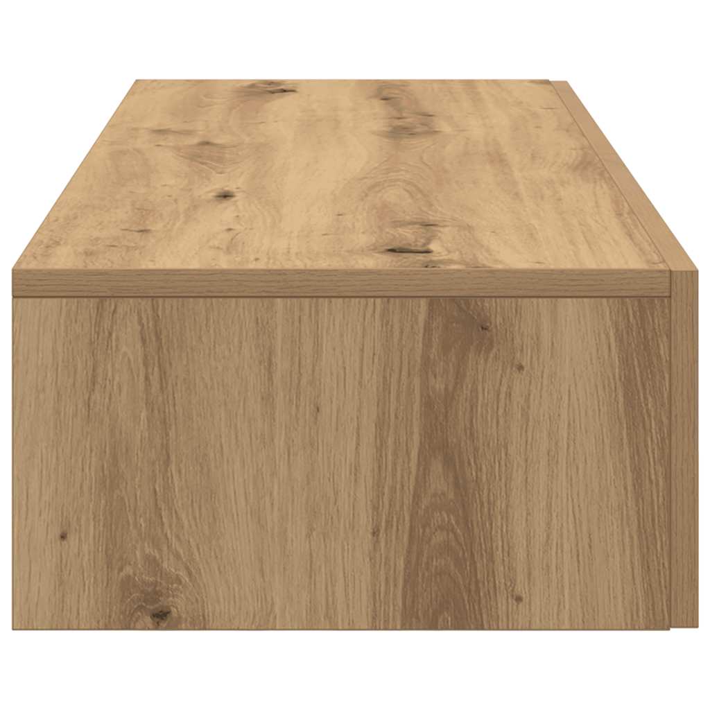 vidaXL Wandregal mit Schubladen Artisan-Eiche 60x26,5x15 cm