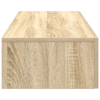 vidaXL Wandregal mit Schubladen Sonoma-Eiche 100x36x19cm Holzwerkstoff