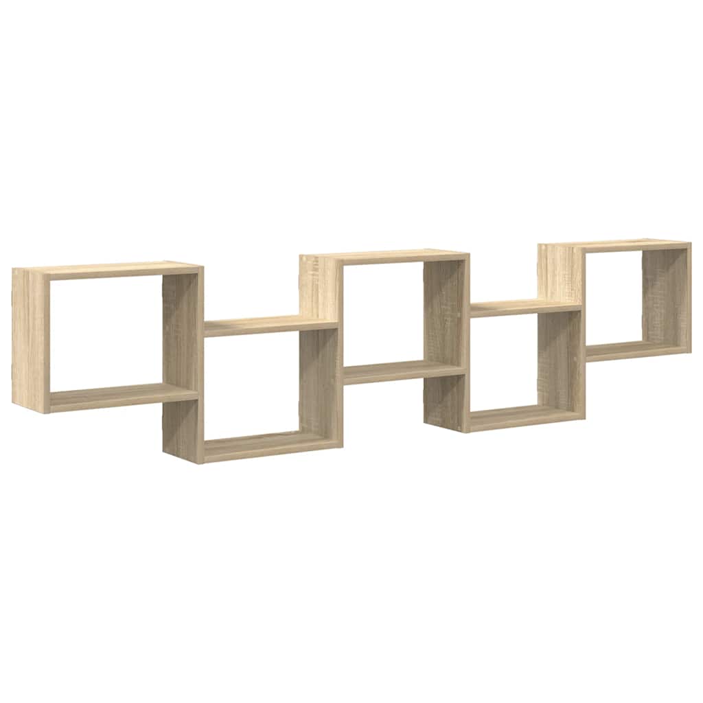 vidaXL Étagère à cubes 5 compartiments chêne Sonoma Bois d'ingénierie