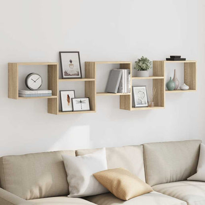 vidaXL Étagère à cubes 5 compartiments chêne Sonoma Bois d'ingénierie