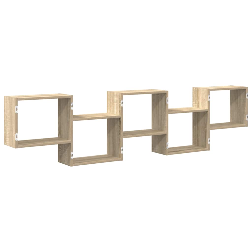vidaXL Étagère à cubes 5 compartiments chêne Sonoma Bois d'ingénierie