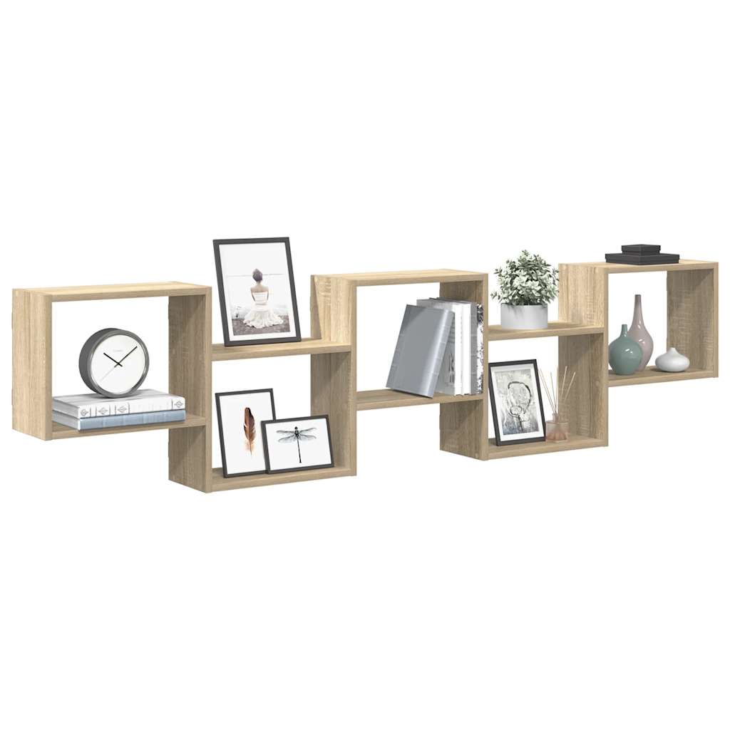 vidaXL Étagère à cubes 5 compartiments chêne Sonoma Bois d'ingénierie