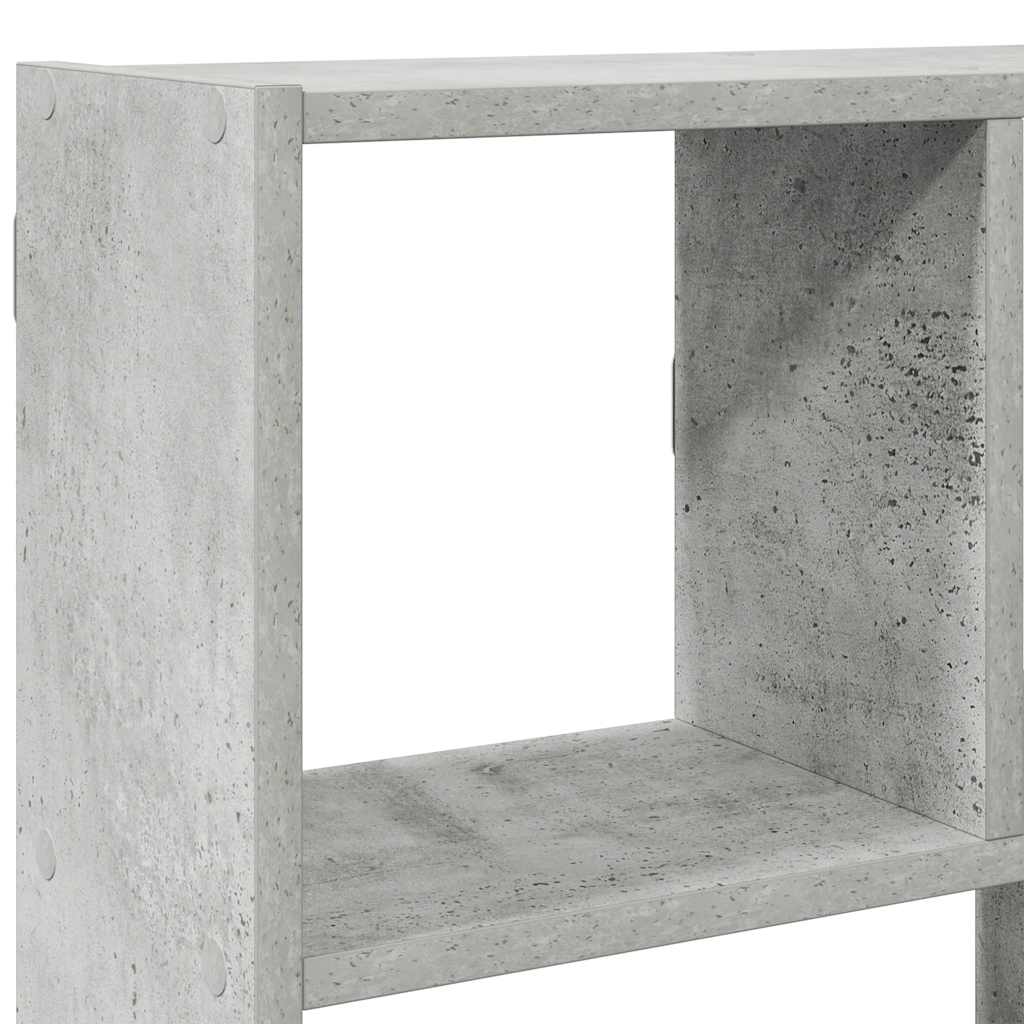 vidaXL Würfelregal 12 Fächer Betongrau Holzwerkstoff