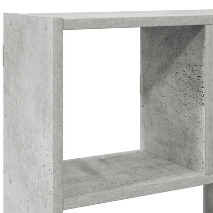 vidaXL Würfelregal 12 Fächer Betongrau Holzwerkstoff