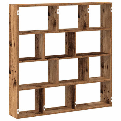 vidaXL Étagère cube 12 compartiments effet bois recyclé Bois d'ingénierie