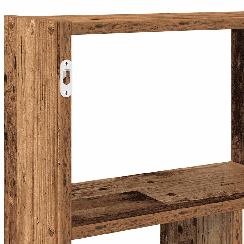 vidaXL Étagère cube 12 compartiments effet bois recyclé Bois d'ingénierie