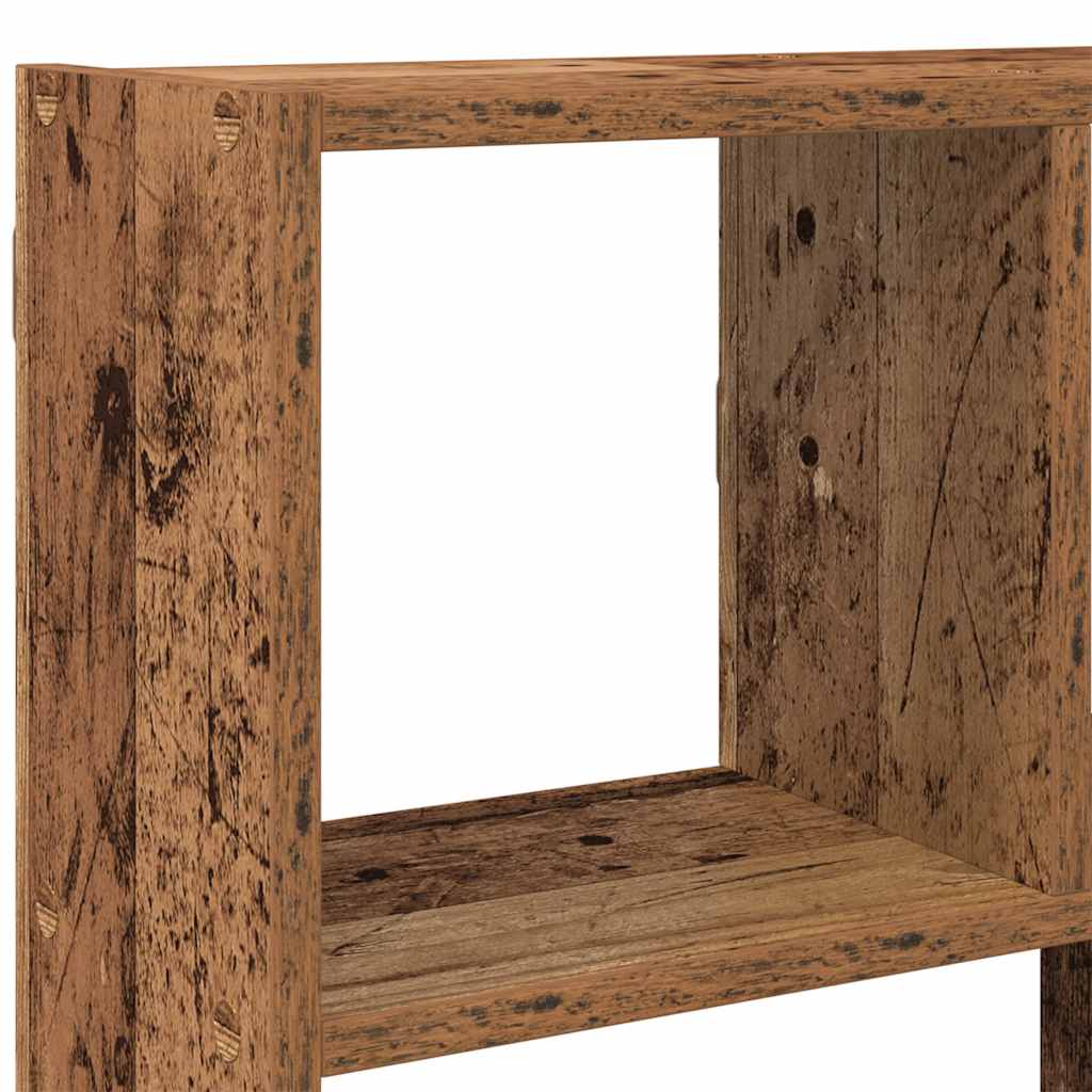 vidaXL Étagère cube 12 compartiments effet bois recyclé Bois d'ingénierie