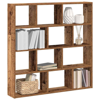 vidaXL Étagère cube 12 compartiments effet bois recyclé Bois d'ingénierie