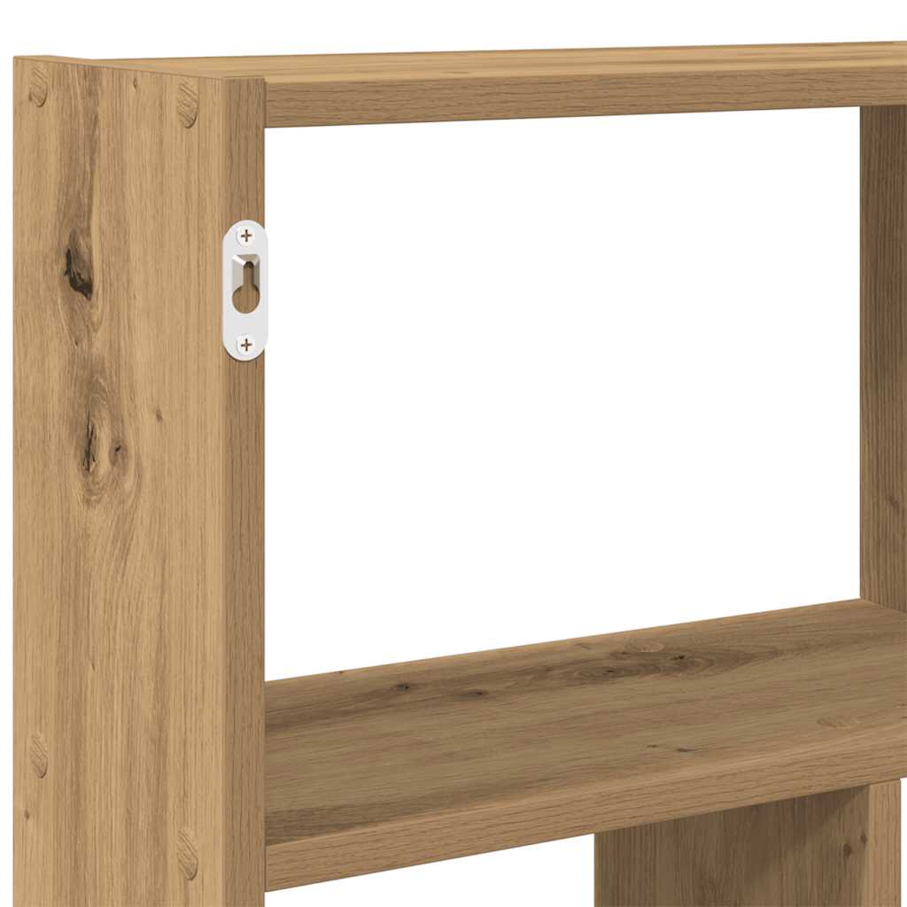 vidaXL Würfelregal 12 Fächer Artisan-Eiche Holzwerkstoff