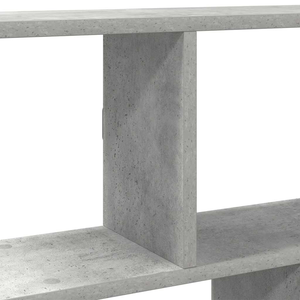 vidaXL Würfelregal 12 Fächer Betongrau Holzwerkstoff