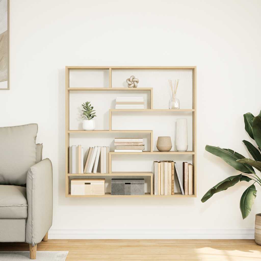 vidaXL Étagère cube 7 compartiments chêne Sonoma bois d'ingénierie