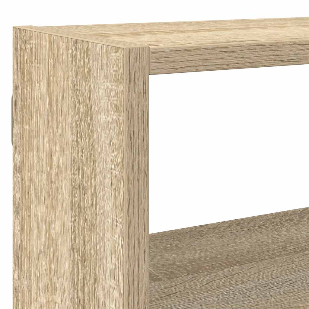 vidaXL Étagère cube 7 compartiments chêne Sonoma bois d'ingénierie