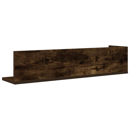 vidaXL Wandregale 2 Stk. Räuchereiche 75x16,5x16,5 cm Holzwerkstoff