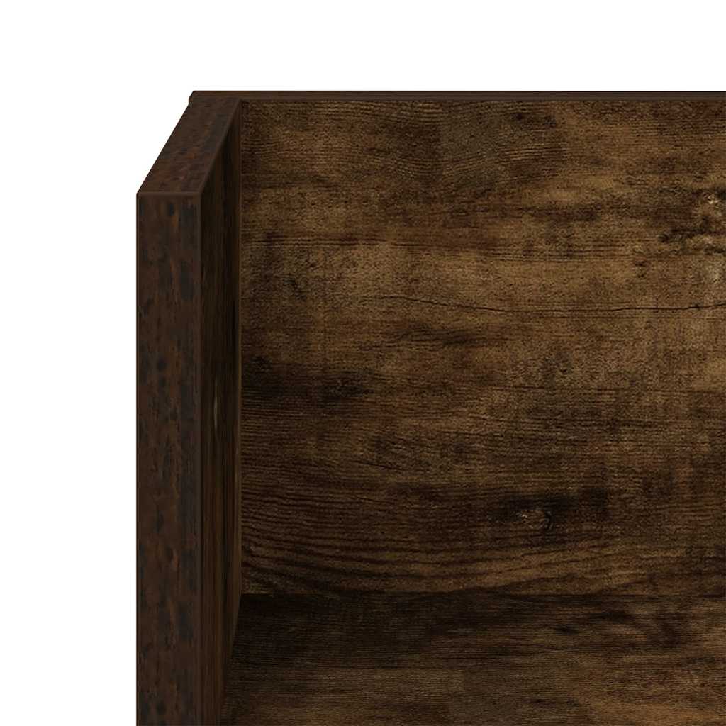 vidaXL Wandregale 2 Stk. Räuchereiche 75x16,5x16,5 cm Holzwerkstoff