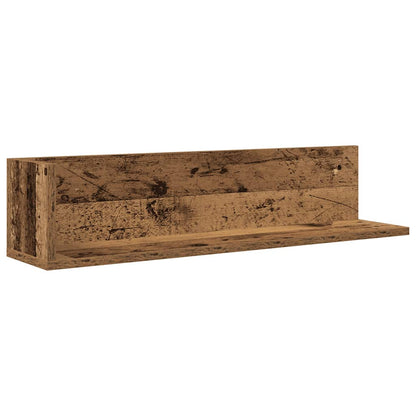 vidaXL Wandregale 2 Stk. Altholz-Optik 75x16,5x16,5 cm Holzwerkstoff