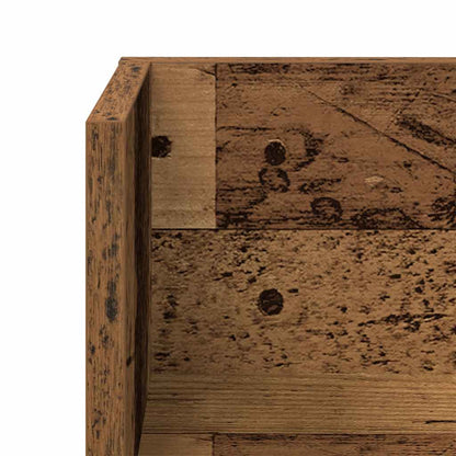 vidaXL Wandregale 2 Stk. Altholz-Optik 75x16,5x16,5 cm Holzwerkstoff