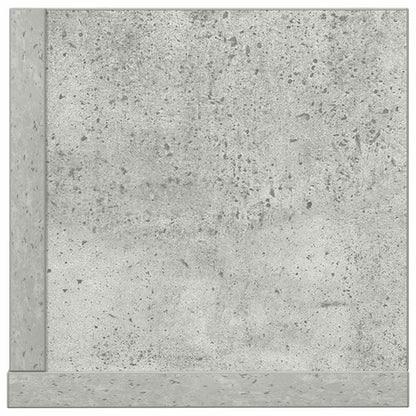 vidaXL Wandregale 2 Stk. Betongrau 100x16,5x16,5 cm Holzwerkstoff
