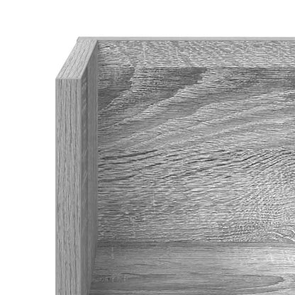vidaXL Étagères murales 2 pcs Gris Sonoma 100x16,5x16,5 cm Bois d'ingénierie