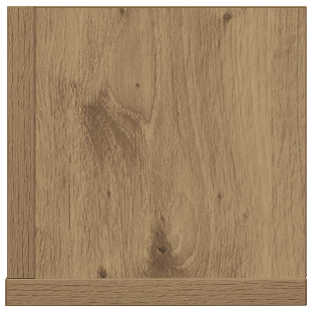 vidaXL Étagères murales 2 pcs Chêne Artisan 100x16,5x16,5 cm Bois d'ingénierie