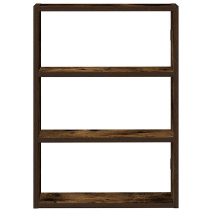 vidaXL Étagère murale aspect chêne fumé 43x9x60 cm Bois d'ingénierie