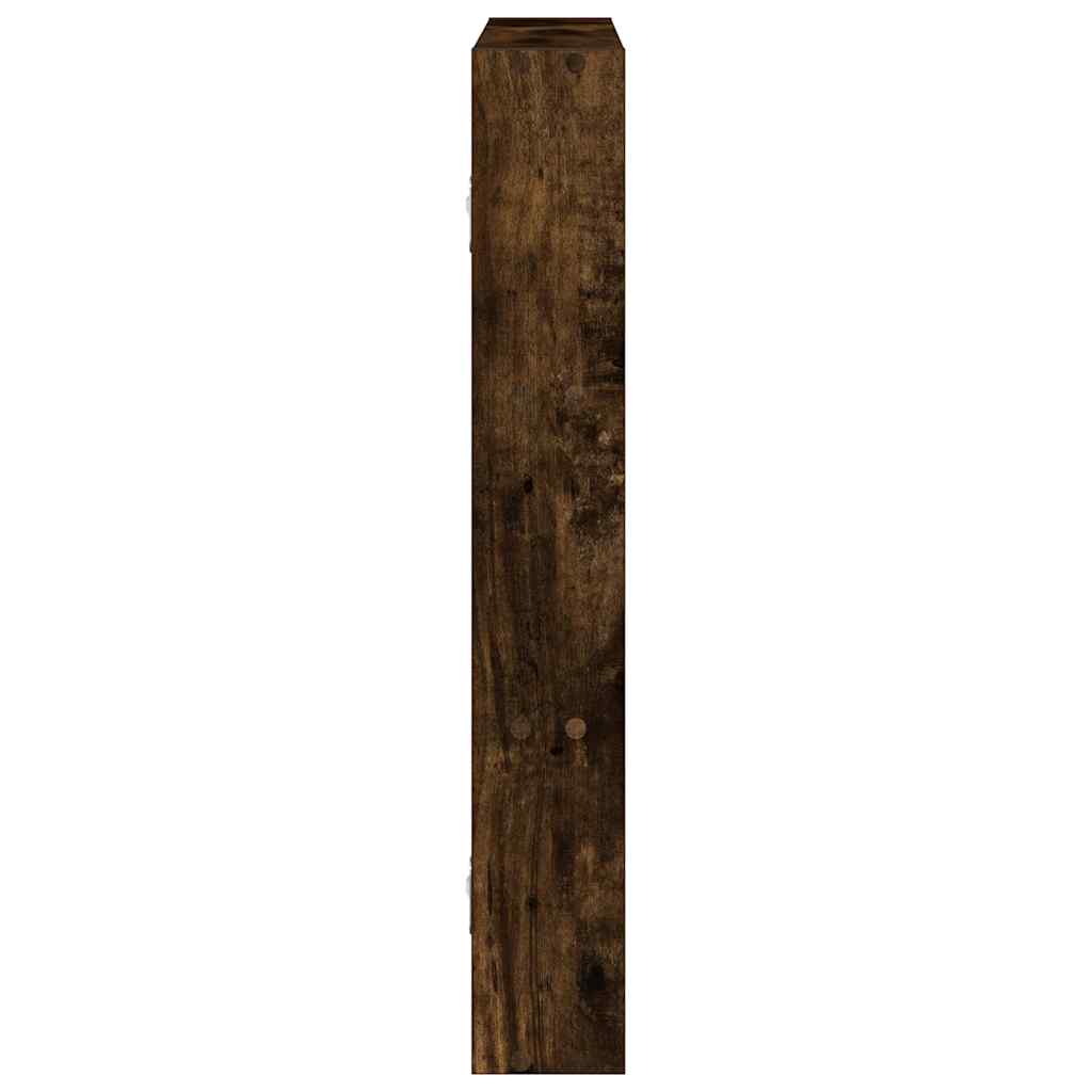 vidaXL Étagère murale aspect chêne fumé 43x9x60 cm Bois d'ingénierie