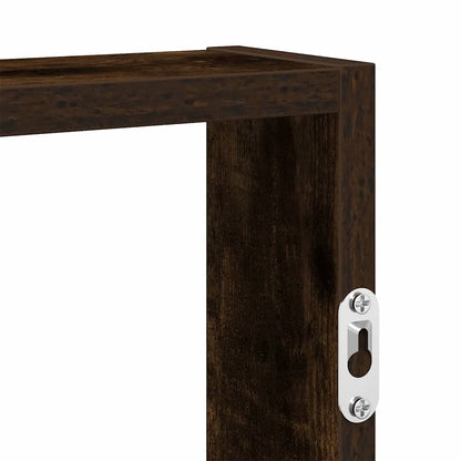 vidaXL Étagère murale aspect chêne fumé 43x9x60 cm Bois d'ingénierie