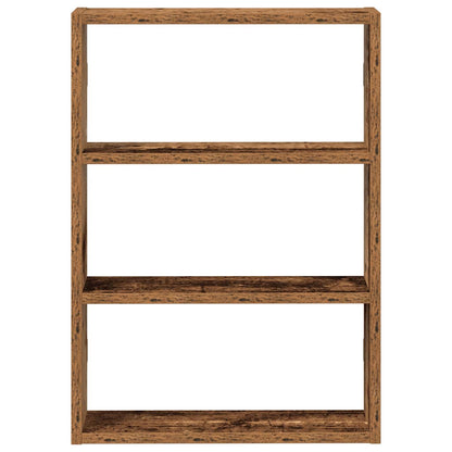 vidaXL Wandregal Altholz-Optik 43x9x60 cm Holzwerkstoff