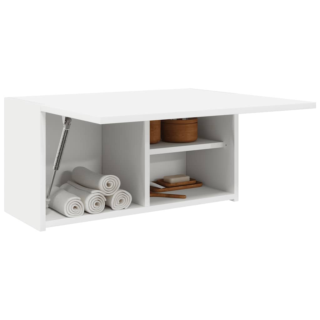 vidaXL Armoire murale de salle de bain blanc 60x25x30 cm bois d'ingénierie
