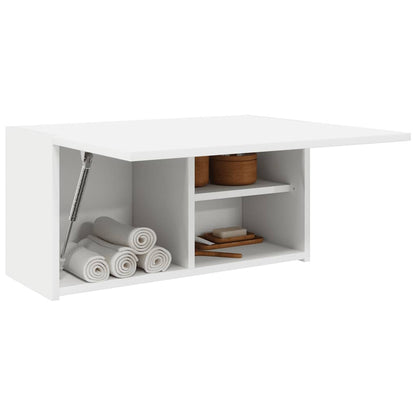 vidaXL Armoire murale de salle de bain blanc 60x25x30 cm bois d'ingénierie
