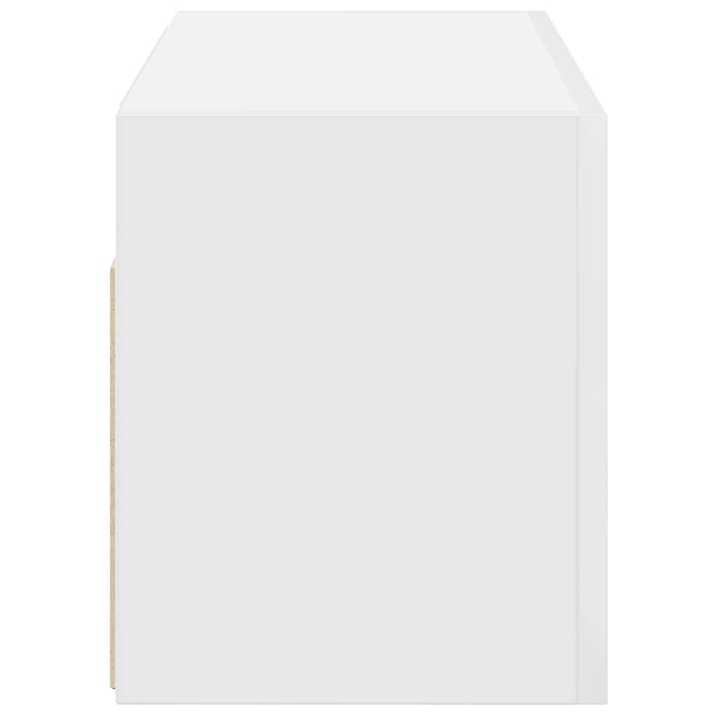 vidaXL Armoire murale de salle de bain blanc 60x25x30 cm bois d'ingénierie